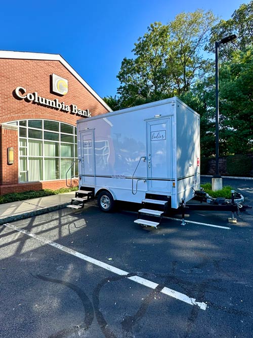 Exterior of 2 Restroom Trailer in NY & NJ